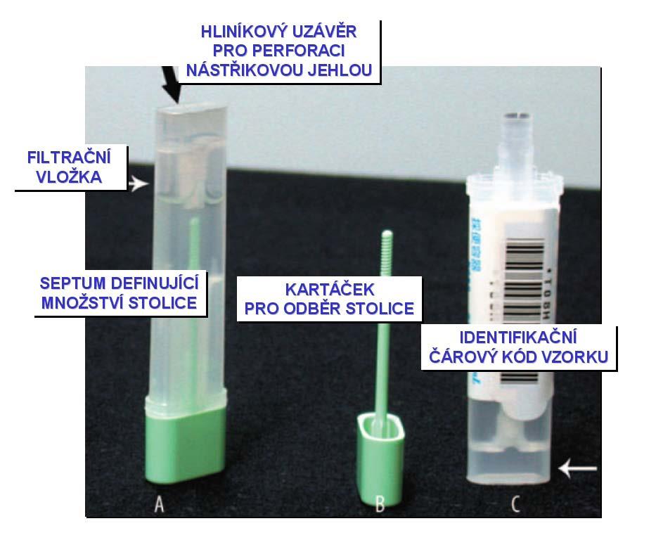 C-Sensor-DIANA C-Sensor- B casette S tímto postupem je spojena i nová forma odběru stolice, která se odebírá do speciálních nádobek (kazet).