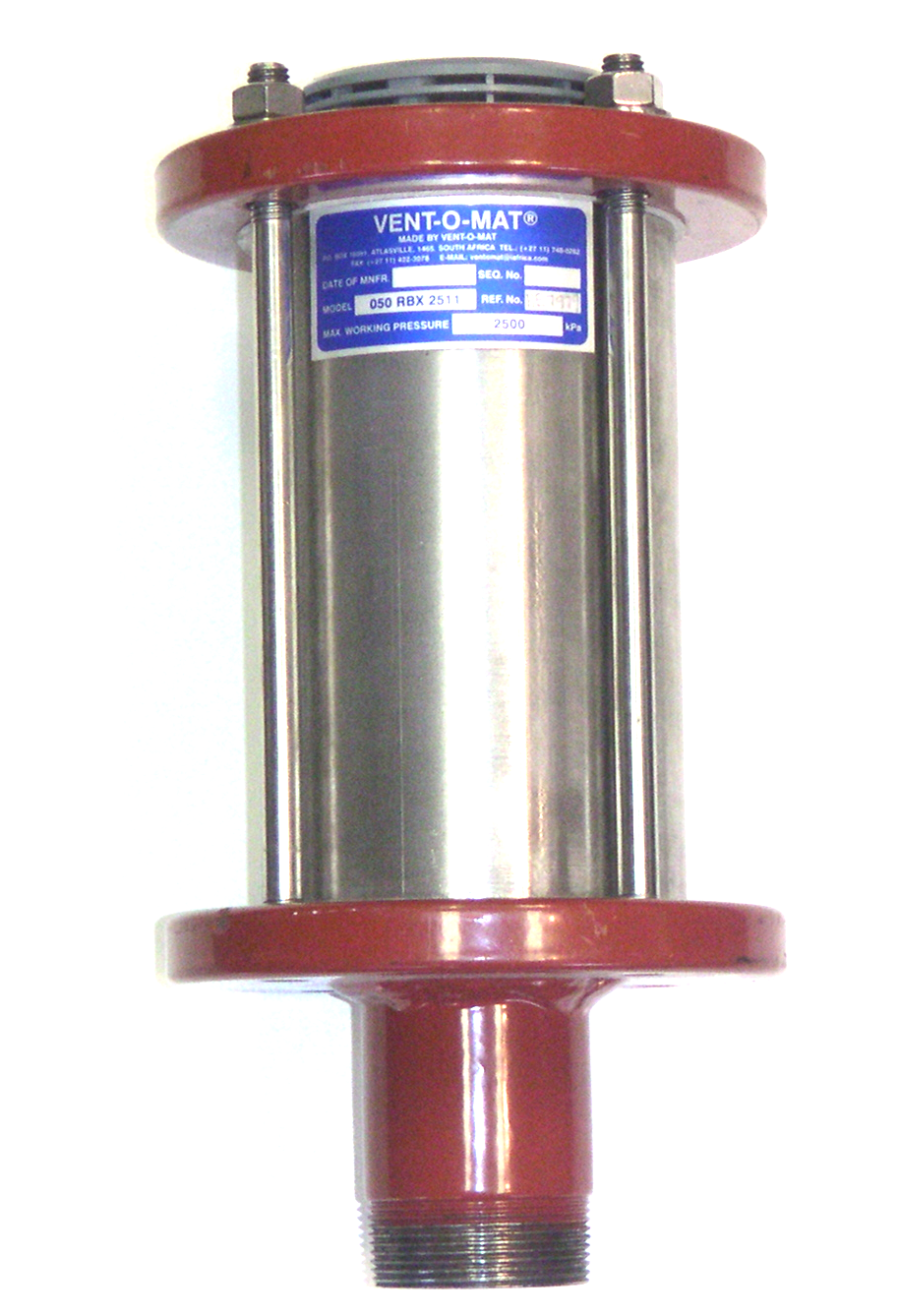 Vzdušníky, filtry Odvzdušňovací / zavzdušňovací ventil Vent-O-MAT RBX Ventil Vent-O-MAT RBX závitový: (1 ), 50 (2 ) 10, 16, (standardně) (na vyžádání) závitový typ výrobce: CLA-VAL Vhodné doplňky: