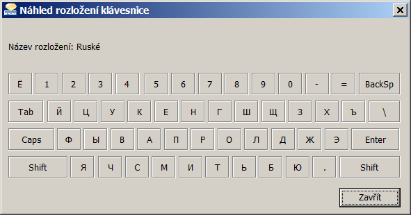 Hodiny, jazyk a oblast a) Vložte okno, kde lze změnit systémové datum a čas b) Vložte okno s náhledem rozložení Ruské klávesnice Návod: