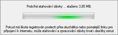 Pokud se přesto rozhodnete, že budete Dávku testů stahovat opakovaně (do každého počítače), doporučujeme toto provádět mimo dobu, kdy stahování bude provádět většina škol (tedy nejlépe v ranních či