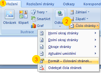 Záhlaví a zápatí dokumentu Záhlaví a zápatí jsou úseky na začátku a konci stránky, které budou zobrazeny na každé stránce. Do záhlaví nebo zápatí se umísťuje pomocná informace např.