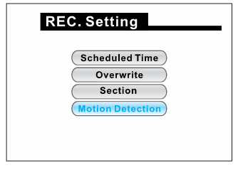 c. Nastavení časových sekvencí nahrávek Zde můžete nastavit časový interval ukládání videonahrávek. d.