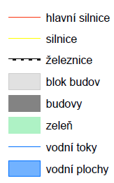 Legenda k podkladovým mapám Vysvětlivky k mapám překročení obsahu vybraných prvků v