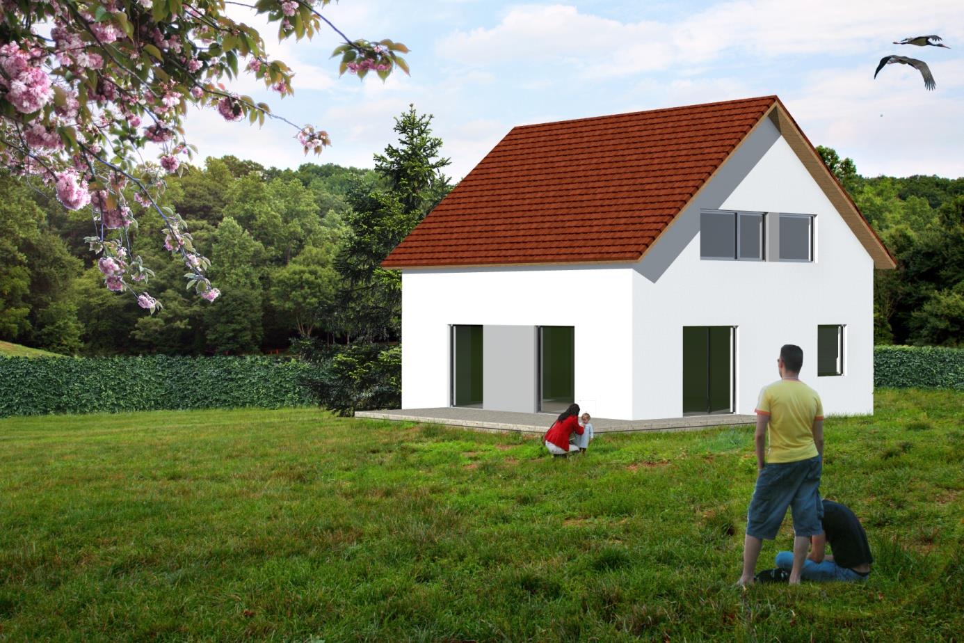 8500 8500 Úsporné bydlení s.r.o. Patrový rodinný dům Zuzana, patří do střední velikostní kategorie. Jeho dispozice je navržena pro 4-6 člennou rodinu.