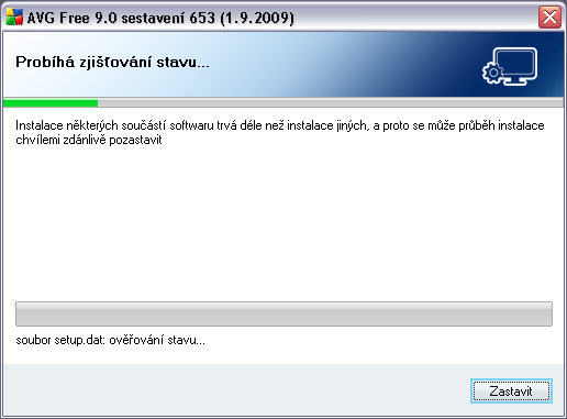 Pokud s licenční smlouvou nesouhlasíte a stisknete tlačítko Nesouhlasím, instalace bude okamžitě ukončena. 4.