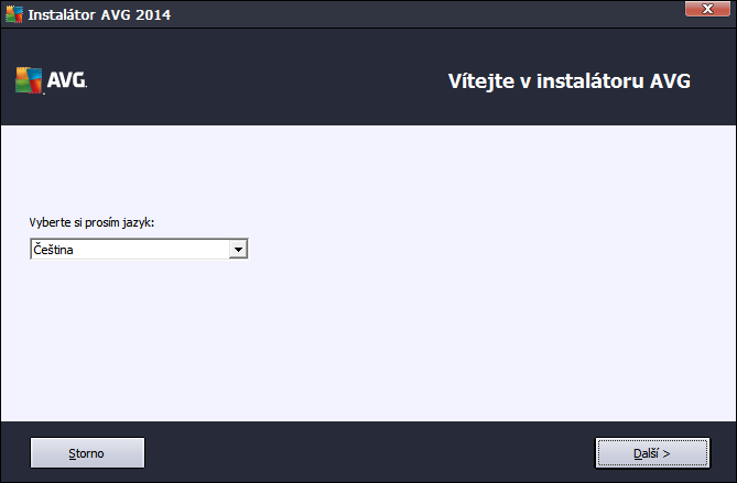 3. Instalační proces AVG Pro instalaci AVG AntiVirus 2014 na váš počítač potřebujete aktuální instalační soubor.