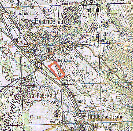 7 3. Umístění záměru kraj Moravskoslezský Obec Bystřice nad Olší Katastrální území Bystřice nad Olší 4.