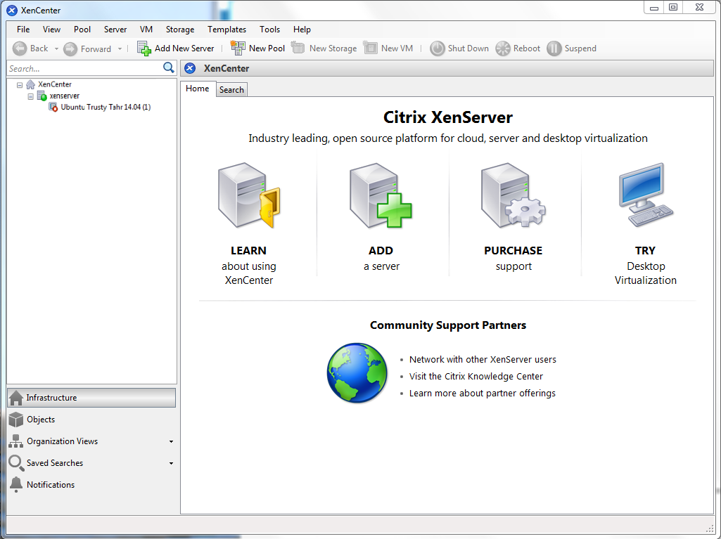 medium a mohla začít samotná instalace. Instalace je interaktivní a není nijak sloţitá. Po úspěšné instalaci je počítač restartuje a systém Xen Server hypervizor se spustí jiţ z lokálního disku.