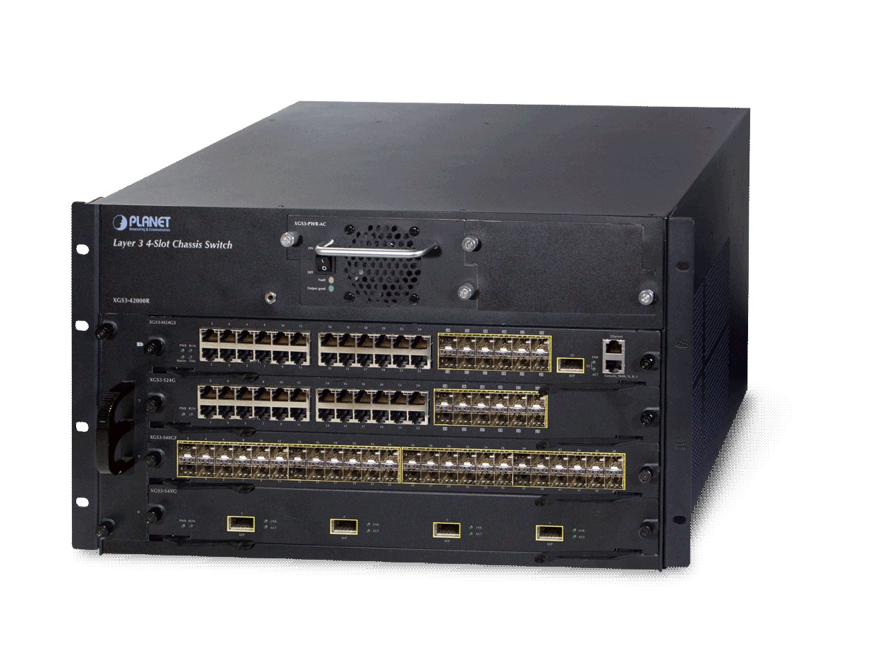 10Gbitové přepínače Planet XGS3-42000R