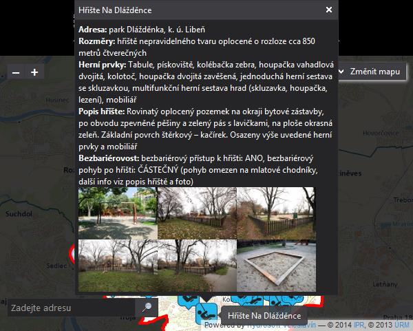 InfoWindow (Popup) Tooltip Widgets: Map, Editing, Legend, Geocoder,