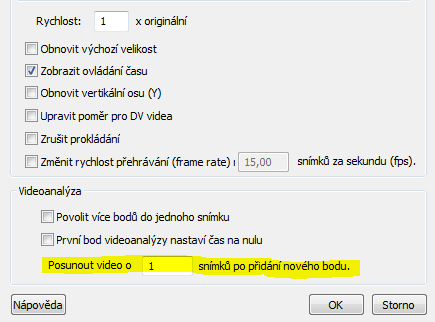 Zpracování dat videoanalýza 1. Spusťte program Logger Pro. 2. Pro přehlednost přidejte další stránku (Stránka Přidat stránku). 3. Vložte do nové stránky natočené video (Vložit Video). 4.