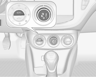 Klimatizace 131 Ovládací prvky pro: rychlost ventilátoru teplota distribuce vzduchu n = chlazení AUTO = automatický režim 4 = ruční recirkulace vzduchu V = odstranění zamlžení a námrazy Ü = vyhřívání