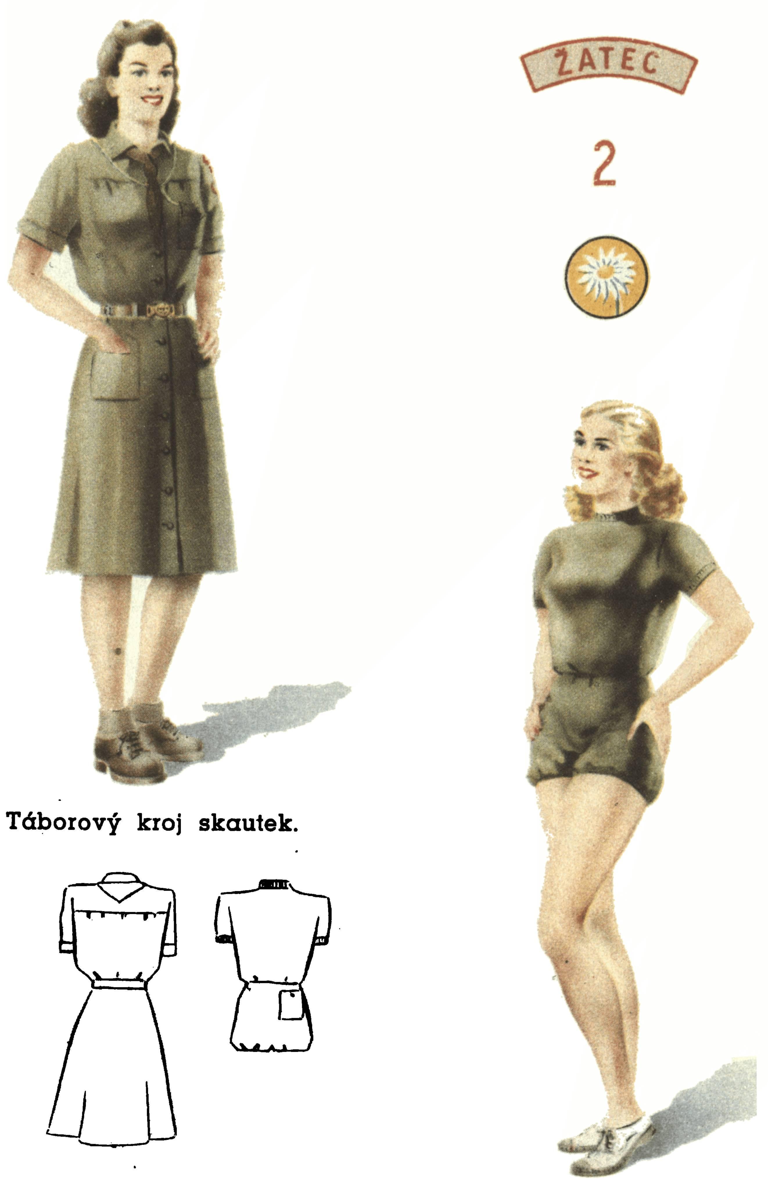 Pohledy od zadu.