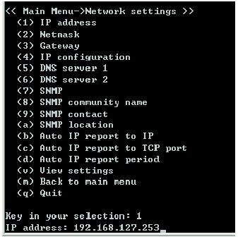 KONFIGURACE PŘEVODNÍKU MOXA V OS LINUX Nastavení IP adresy