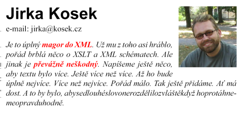 Ukázkový dokument s FO (Pokračování) </fo:page-sequence>