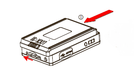 Nejprve zapněte DVR pomocí tlačítka 1 Pokud chcete připojit analogovou kameru zasuňte konektor do portu 3 Pokud chcete připojit digitální kameru, zasuňte konektor do portu 4 Přepínačem REC/Stop