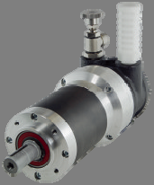 /min, Ø 20,0mm Pneumatický lamelový motor, provedení pro držadla, s regulačním a samozávěrným ventilem (viz obr. strana 18, č. dílu 4500850) typ 2, 2Nm, 300-4000 ot.