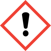 1272/2008: Výstražný symbol nebezpečnosti: Signální slovo: Varování Standardní věty o nebezpečnosti: H315 Dráždí kůži. H319 Způsobuje vážné podráždění očí.
