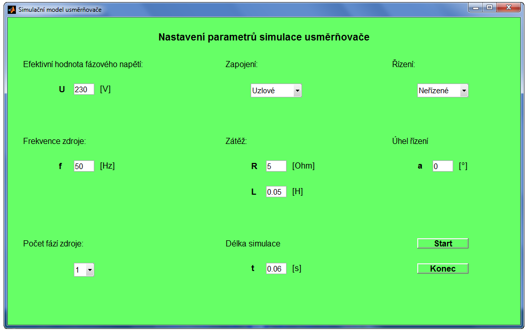 V menu jsou zobrazeny dvě tlačítka Pushbutton.