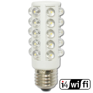 GWL/Power: Úsporná žárovka LED+ 30x, E27, oválná, studená bílá (1,5 W, 240 V) LED žárovka