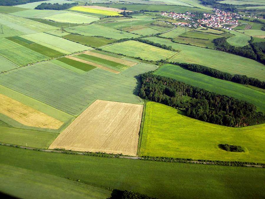 morfologií terénu, charakterem vodních toků a ploch, vegetačním krytem a osídlením.