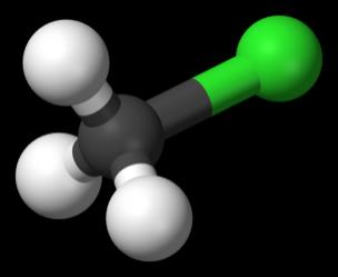 Chlormethan methylchlorid bezbarvý velmi hořlavý plyn mírně nasládlá vůně CH 3 Cl Obr.2 poruchy CNS, poškození jater, ledvin a srdce ospalost, závratě, zmatenost a dýchací potíže, poruchy řeči.