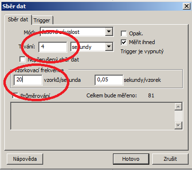 F-V-5 Zákon zachování energie Postup: 1. Motion detector Vernier propojte s LabQuestem a notebookem. Motion detector umístěte na hranu stolu, čidlem dolů (viz obrázek). 2.