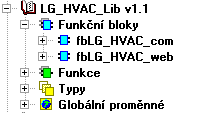 1 ÚVOD Tato knihovna je určena pro komunikaci PLC systémů Tecomat s klimatizačními systémy společnosti LG.