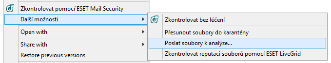 V rozbalovacím menu Časový interval můžete nastavit dobu, po kterou budou všechny součásti ochrany vypnuty. Rozšířená nastavení po kliknutí se zobrazí Rozšířené nastavení programu.