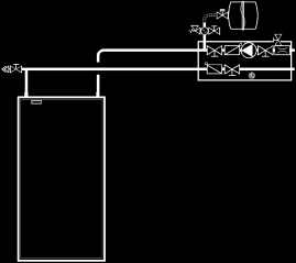 System-Nr. 1241 E5 E8 E9 E1 Variante 2 - RATIO m. RATIOfresh A3 A4 A5 A2 A1 Pole kolekt. T1 T3 Stud.voda Topn.okr Zvýšení zpět.chodu Termostat A DVGW-Funkce Sp.