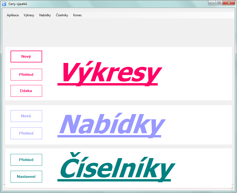 2 Práce s programem Práce s programem je velice jednoduchá.