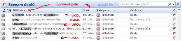 Není jednodušší cesty, jak v Outlooku vytvořit úkol z příchozího emailu využitím této funkce. Jednoduše emailu přidělíte příznak pro zpracování. 1 0 Filtry zobrazí jen aktuální úkoly, ostatní počká.