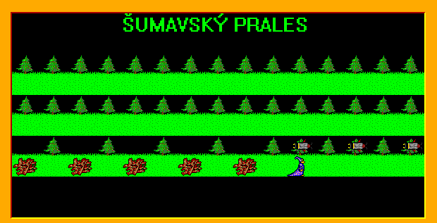 Uloha1 šumavský prales a) Na Šumavě byl krásný prales vysoké stromy a zelená tráva (předmět 1122).