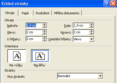 MÍSTNÍ - POHOTOVOSTNÍ - KONTEXTOVÁ NABÍDKA Nabídka činnstí, které je systém neb uživatelský prgram schpen vyknat s bjektem, na který jsme ukázali (nastavili jsme na něj šipku).
