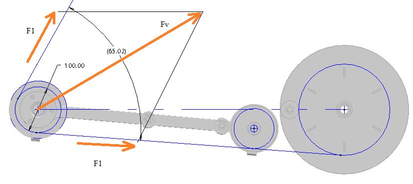 5.2.5 Návrh hřídele pohybového šroubu Tabulka 15. a,b,c) Parametry řemenic Jelikož řemenice 3 slouží pro napínání řemene, jeví se její velikost jako přehnaná.