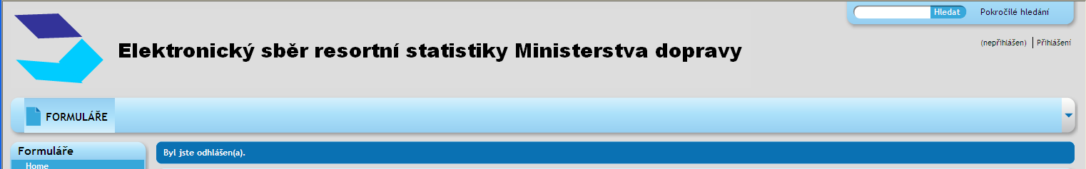 Úvod Elektronický sběr dat Dop (MD) 1-04 Elektronický formulář výkazu Dop (MD) 1-04 je v systému resortního statistického systému Ministerstva dopravy plnohodnotný s papírovým formulářem tohoto