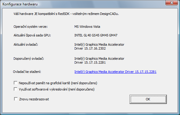 RedSDK režim (RedSD Mode) U programu DesignCAD 3D Max 24 je režim RedSDK k dispozici pro 3D zobrazení na plně podporovaném grafickém hardwaru.