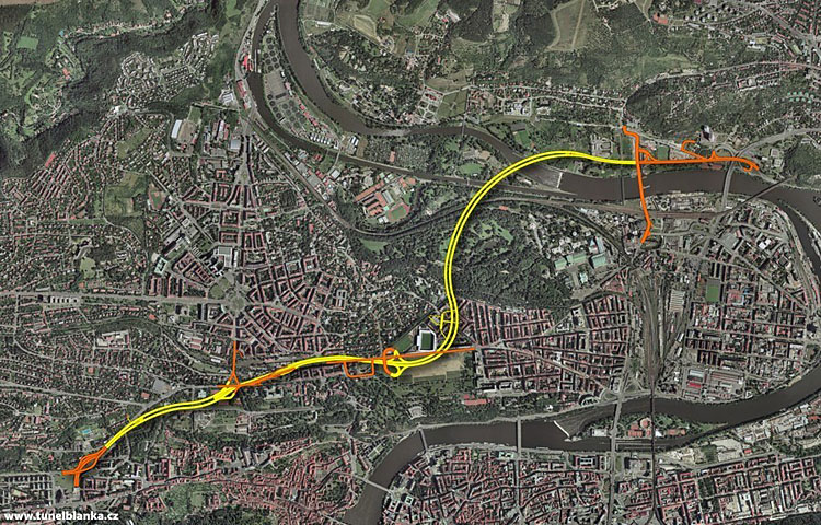 1) Rozdělení geotechnického monitoringu v úseku