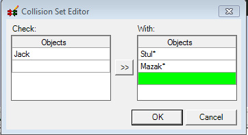 Collision Viewer 5 Nejkratší čas pro zobrazení je 0,01s. Optimální nastavení je v rozmezí 0,05 0,2s v závislosti na nejkratší operaci.