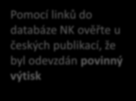 2. Kontroly ARL kontrola správnosti a opravy záznamů_2 Kniha, kapitola v knize Pro kontrolu knih a kapitol využijte