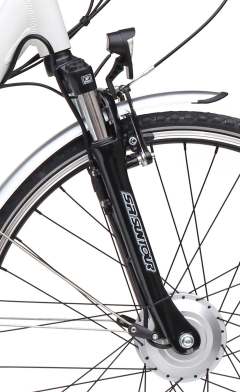 SR SUNTOUR HESC 2014 Odpružená vidlice SR Suntour NVX HE zdvih 63 mm pružinová s