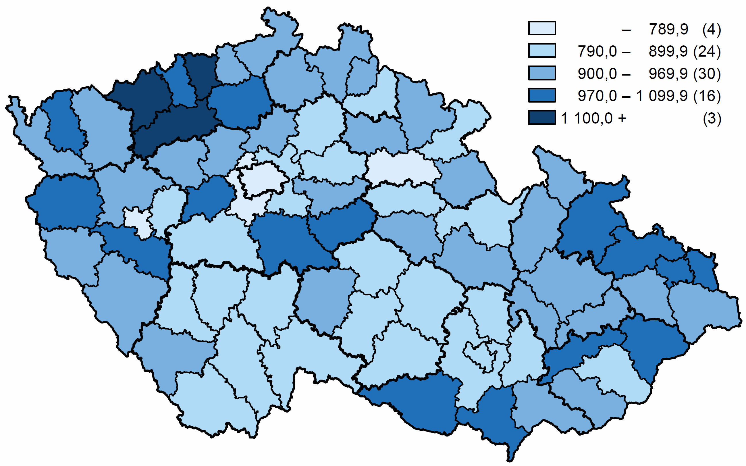 6. Standardizovaná úmrtnost mužů (na 100 000 osob)
