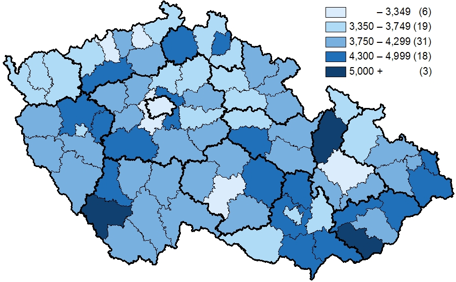 Vývoj průměrného procenta pracovní neschopnosti Trend of mean percentage of incapacity for work 7 % 6 % 5 % pro nemoc disease pro úraz injury 4