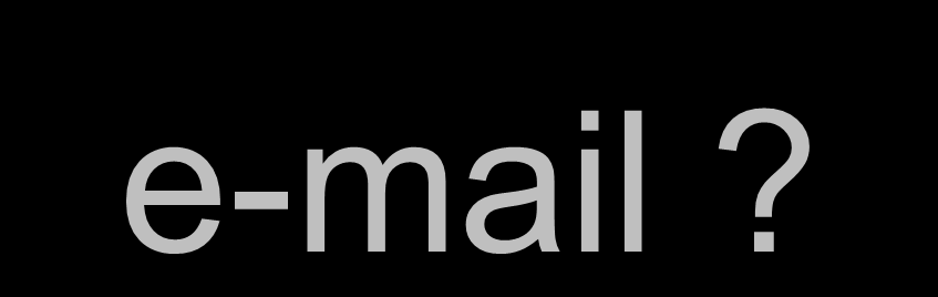e-mail?