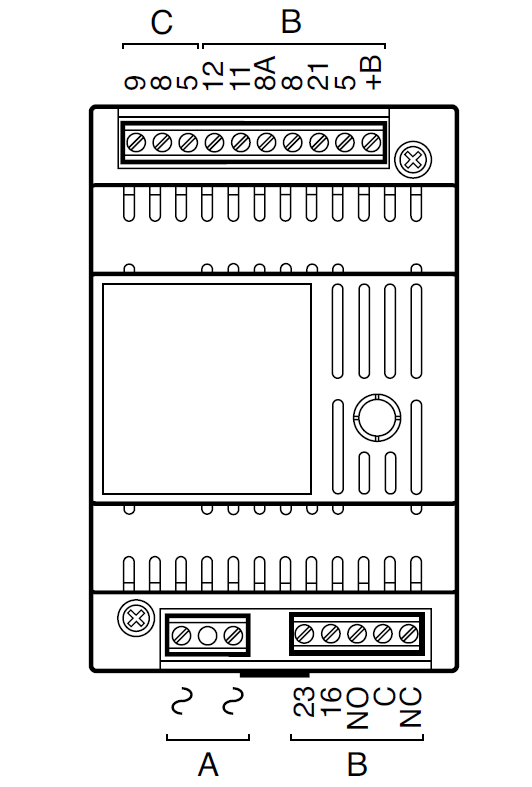 Napájecí zdroj A/200R Montáž a demontáž panelu Zdroj je určen k montáži na DIN lištu.