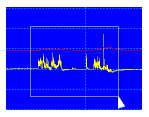 V horním šedém poli se zobrazují detaily k ukládání dat dle provedeného nastavení přístroje (datum, čas, cyklus ukládání, hodnoty alarmu, ).