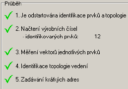 UTB ve Zlíně, Fakulta aplikované informatiky, 2012 38 Identifikace topologie vedení Po připravení projektu a sestavení požární ústředny následuje identifikace požárních hlásičů na kruhové sběrnici.