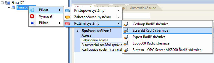 nejdříve musí zavést a nakonfigurovat řadič sběrnice EPS viz obr. 48.