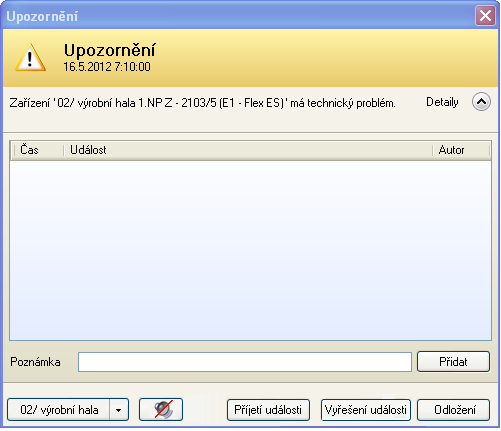 UTB ve Zlíně, Fakulta aplikované informatiky, 2012 62 Pro implementaci požárních hlásičů přidání dalších značek. (například značky pro lineární hlásiče, hlásiče plamene a jiné).
