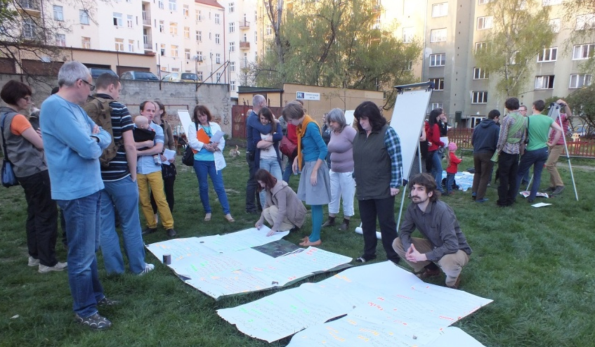 Vyhodnocení první fáze participace obyvatel a uživatelů vnitrobloku: úvodní vstupy pro zadání práce na variantách řešení vnitrobloku a pro